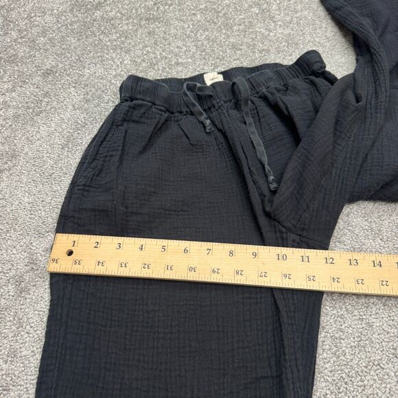 Wilfred Free Aritzia Organic Cotton Wide Leg Palazzo Pants Womens Small Black - Picture 12 of 15